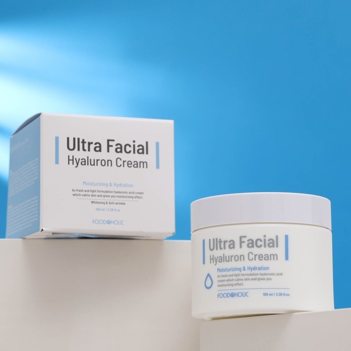 Антивозрастной функциональный крем для лица с гиалуроновой кислотой Антивозрастной функциональный крем для лица с гиалуроновой кислотой "Food A Holic", 100 мл