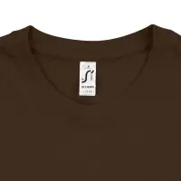 Футболка Regent 150 темно-коричневая (шоколад), размер XXL