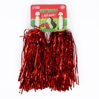 Помпоны 2 шт, цвет красный Помпоны 2 шт, цвет красный