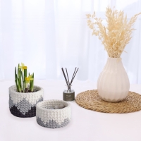 Трикотажная пряжа "Риббон" 85м/170&plusmn;5 гр (Желтый) МИКС