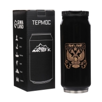 Термокружка, 400 мл, Банка "Россия", сохраняет тепло 8 ч, 7.6 х 19.3 см Термокружка, 400 мл, Банка "Россия", сохраняет тепло 8 ч, 7.6 х 19.3 см