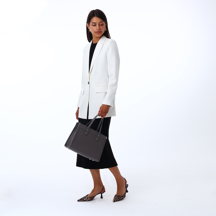 Сумка женская на молнии, TEXTURA, средний размер, цвет коричневый Сумка женская на молнии, TEXTURA, средний размер, цвет коричневый