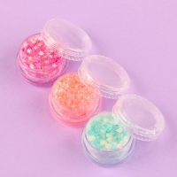 Глиттер для лица и тела &laquo;Единорожка&raquo;, блеск по 3 гр, кисточка