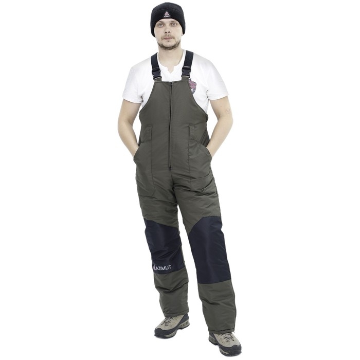 Костюм Костюм "ГОРКА Зимняя", taslan, размер 54, цвет хаки/чёрный