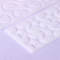 Набор форм для шоколада, 3 шт, 8 ячеек, силикон, 21×11×0,3 см, цвет прозрачный Набор форм для шоколада, 3 шт, 8 ячеек, силикон, 21×11×0,3 см, цвет прозрачный