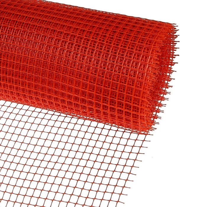 Сетка садовая, 1 × 20 м, ячейка ромб 15 × 15 мм, пластиковая, оранжевая, Greengo Сетка садовая, 1 × 20 м, ячейка ромб 15 × 15 мм, пластиковая, оранжевая, Greengo