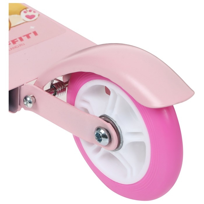 Самокат GRAFFITI &laquo;Кошечка&raquo;, складной, колёса PVC 100 мм