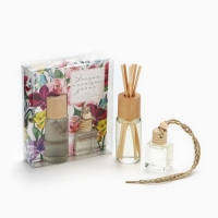 Подарочный набор: Ароматизатор для машины 10 мл. и для дома 30 мл. &laquo;Аромадиффузор: Цветы&raquo;, аромат орхидея.