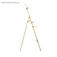 Мольберт тип &laquo;Лира&raquo; 175 х 62 см, (полка 60 х 12 см, с двумя подстаканниками), с бегунком, неокрашенное дерево, Calligrata №7