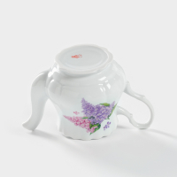 Чайник &laquo;Сирень&raquo;, 800 мл, цвет белый
