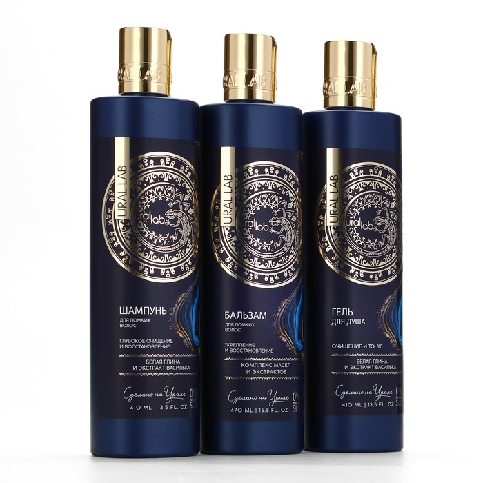 Бальзам для волос, комплекс масел и экстрактов, укрепление и восстановление, 470 мл, URAL LAB Бальзам для волос, комплекс масел и экстрактов, укрепление и восстановление, 470 мл, URAL LAB