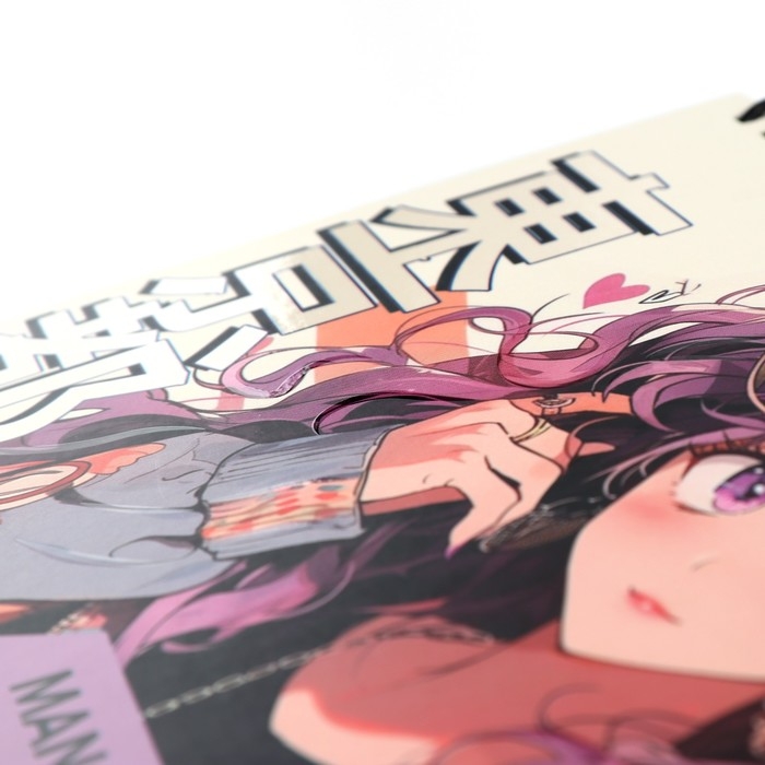 Скетчбук в твердой обложке на гребне А5, 80 л. 100 г/м «Аниме» Скетчбук в твердой обложке на гребне А5, 80 л. 100 г/м «Аниме»