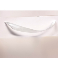 Пакет подарочный с окном, белый, 60 х 45 х 35 см