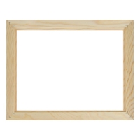 Рама для картин (зеркал) 30 х 40 см, профиль 37 х 18 мм, Emma, неокрашенное дерево (подходит для декорирования)