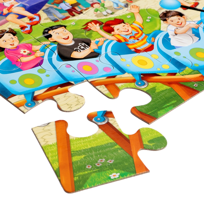 Макси-пазл &laquo;Парк развлечений&raquo;, 40 элементов