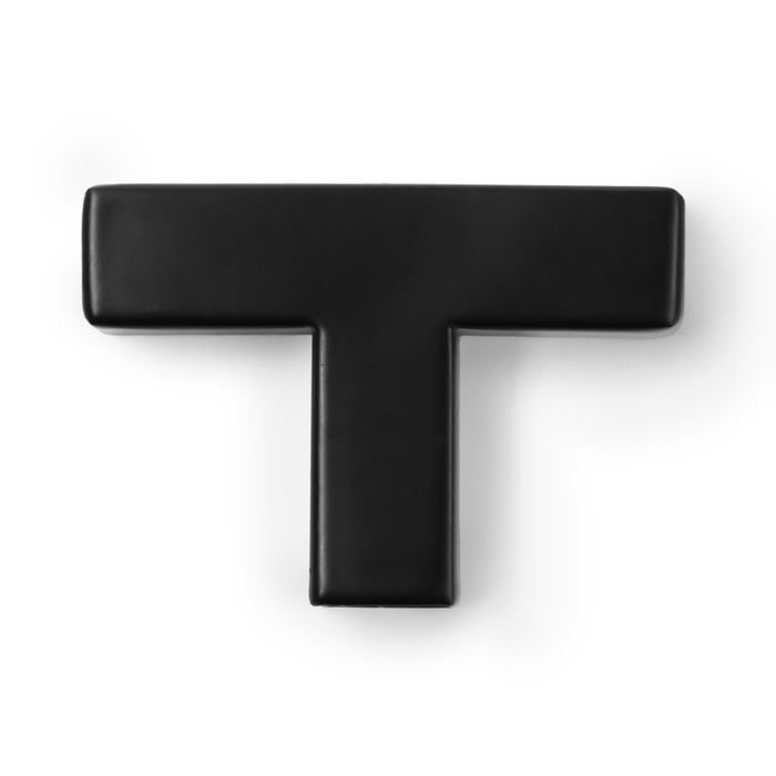 Ручка кнопка SQUARE CAPPIO RSC008, нержавеющая сталь, цвет черный