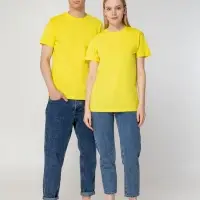 Футболка унисекс T-bolka 160, желтая, размер 4XL