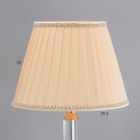 Настольная лампа "Жоржетта" Е27 40Вт золото 30х30х49 см RISALUX Настольная лампа "Жоржетта" Е27 40Вт золото 30х30х49 см RISALUX