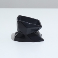 Миска фигурная "Ушки", 11 х 11,5 х 11 см, 250 мл, чёрная Миска фигурная "Ушки", 11 х 11,5 х 11 см, 250 мл, чёрная