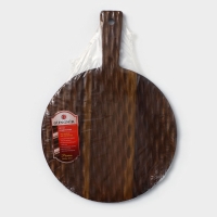 Доска разделочная с ручкой &laquo;Рельеф&raquo;, 35&times;25&times;1,5 см, акация