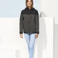 Куртка унисекс Voltage черный меланж/черный, размер S