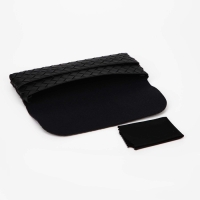 Футляр для очков на ремешке, длина 16,8 см, цвет чёрный Футляр для очков на ремешке, длина 16,8 см, цвет чёрный