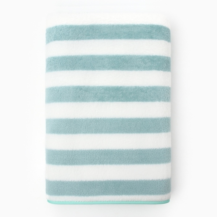 Полотенце банное Этель Полотенце банное Этель "Полосы", цв. мятный, 70х140 см, 100% п/э, 240 г/м2