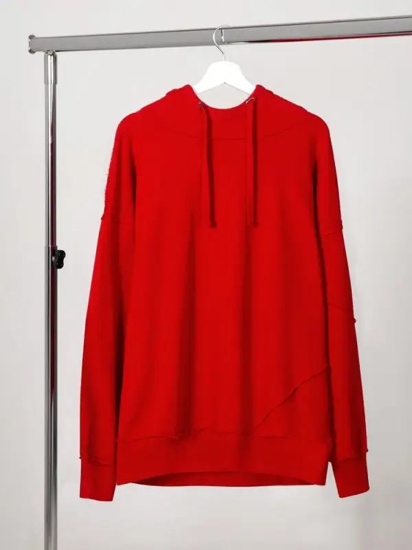 Худи унисекс Vozduh 2.0, красное, размер XL/ XXL