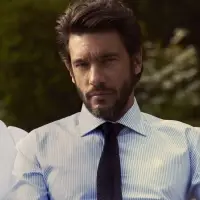 Рубашка мужская в полоску Reno, серая, размер S