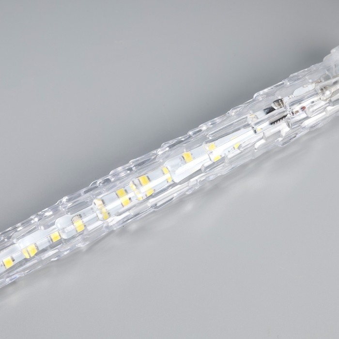 Гирлянда «Сосульки» 2.1 × 0.3 м, IP65, прозрачная нить, 216 LED, свечение белое с эффектом стекания, 24 В Гирлянда «Сосульки» 2.1 × 0.3 м, IP65, прозрачная нить, 216 LED, свечение белое с эффектом стекания, 24 В