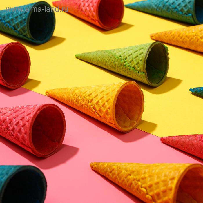 Вафельные рожки &laquo;Стандарт 110&raquo;, с ровным краем, ассорти, 225 шт.