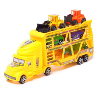 Грузовик инерционный &laquo;Автовоз&raquo; 3-х уровневый, с 6 машинами, цвета МИКС