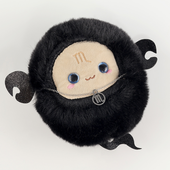 Мягкая игрушка «Зодиаки: Скорпион», с кулоном, 17 см Мягкая игрушка «Зодиаки: Скорпион», с кулоном, 17 см