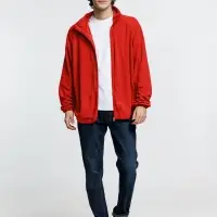 Куртка флисовая унисекс Fliska, красная, размер M/L Куртка флисовая унисекс Fliska, красная, размер M/L