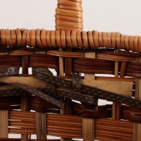 Корзина плетеная "Пикник", без крышки, 40х29х24/43 см Корзина плетеная "Пикник", без крышки, 40х29х24/43 см