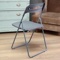 Стул складной, серый