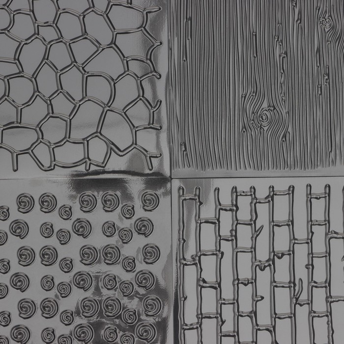 Набор печатей для украшения выпечки Доляна «Кирпичи», 4 шт, 30,5×15,5×0,1 см Набор печатей для украшения выпечки Доляна «Кирпичи», 4 шт, 30,5×15,5×0,1 см