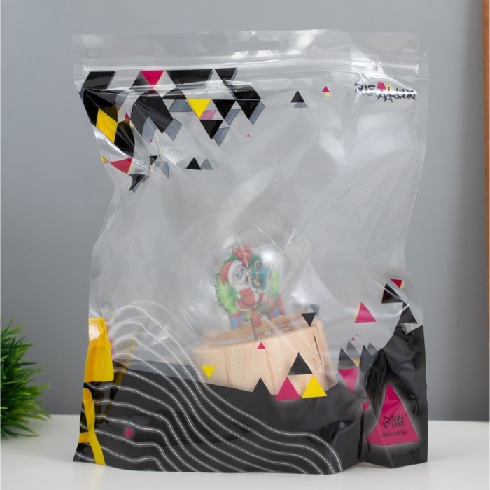 Ночник &laquo;Шар-дед мороз с подарком&raquo; LED 3хAG10 шар 8см 6,5х6,5х11,5см