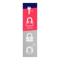 Замок навесной Apecs PD-01-63 (MBC-126) Замок навесной Apecs PD-01-63 (MBC-126)