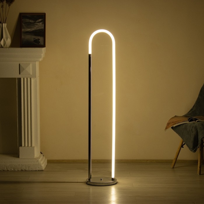 Торшер Торшер "Астен" LED 37Вт хром 25х25х125 см