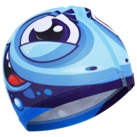 Шапочка для плавания детская ONLYTOP «Акулёнок», тканевая, обхват 46-52 см Шапочка для плавания детская ONLYTOP «Акулёнок», тканевая, обхват 46-52 см