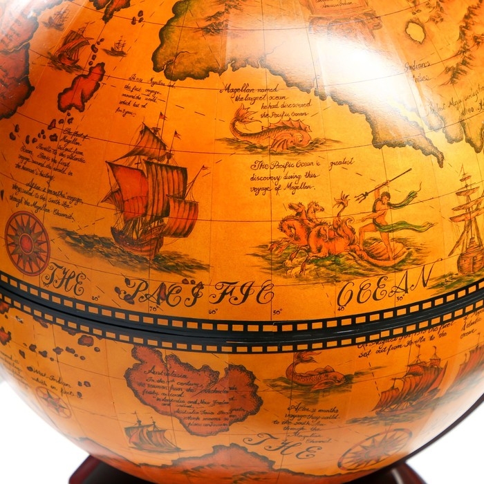 Глобус бар декоративный "Винтажная карта" 46х41х56,5 см