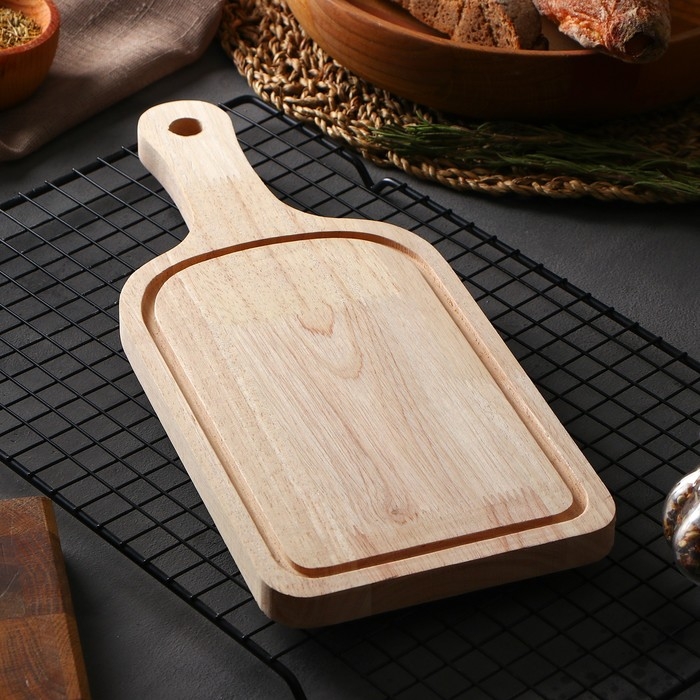 Доска для подачи Magistro &laquo;Дубрава&raquo;, 34&times;14&times;1,5 см, дуб