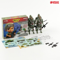 Фигурки &laquo;Солдатики&raquo;. Игровой набор: наклейки, магниты и раскраски