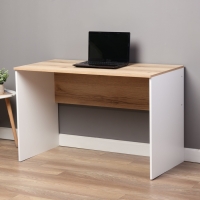 Стол компьютерный 1200 Юкки, 1200х605х770, Белый/Дуб делано