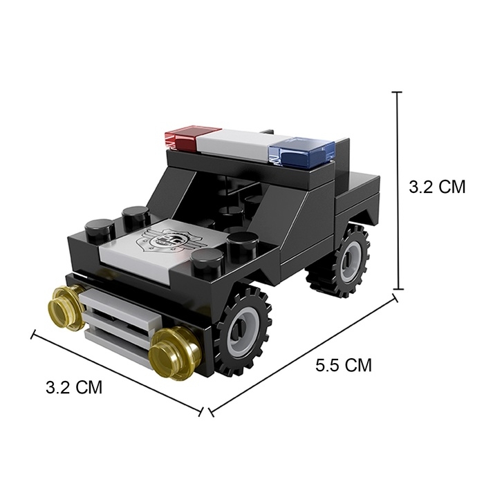 Конструктор &laquo;Полицейский джип&raquo;, 41 деталь
