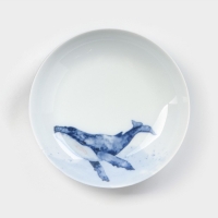 Тарелка фарфоровая глубокая &laquo;Океан. Кит&raquo;, 700 мл, d=20,5 см