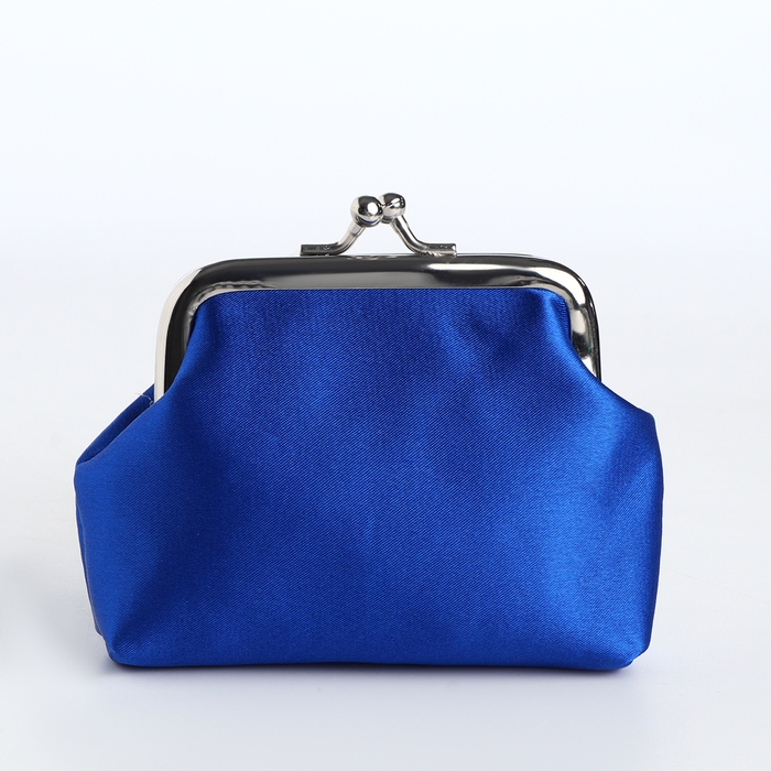 Кошелёк женский на фермуаре, цвет синий Кошелёк женский на фермуаре, цвет синий