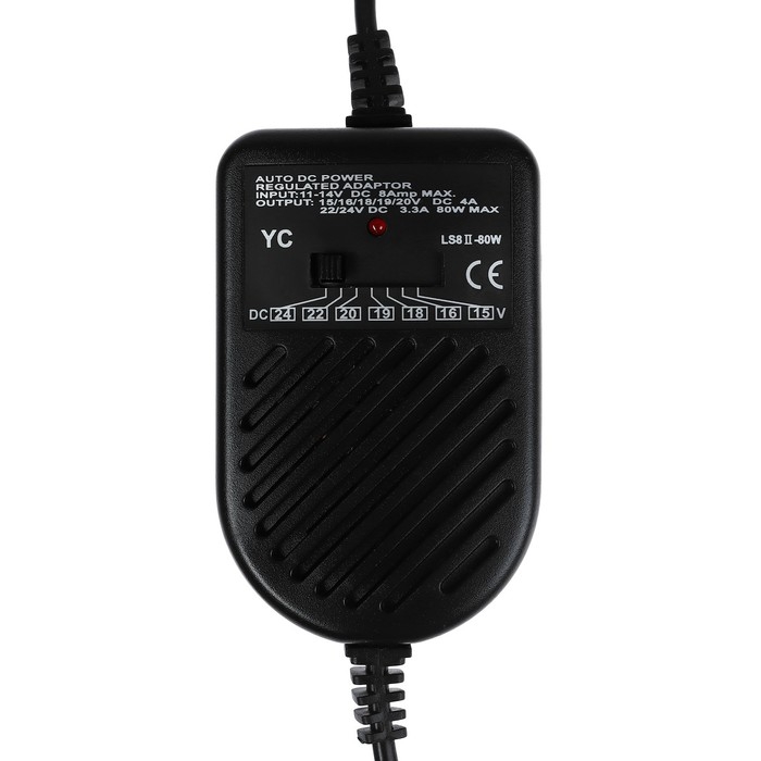 Зарядник для ноутбука от сети автомобиля 12 В, 80 Вт, 8 переходников Зарядник для ноутбука от сети автомобиля 12 В, 80 Вт, 8 переходников