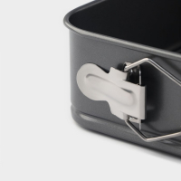 Форма для выпечки Доляна &laquo;Элин. Квадрат&raquo;, 20&times;6,5 см, съёмное дно, антипригарное покрытие, цвет чёрный